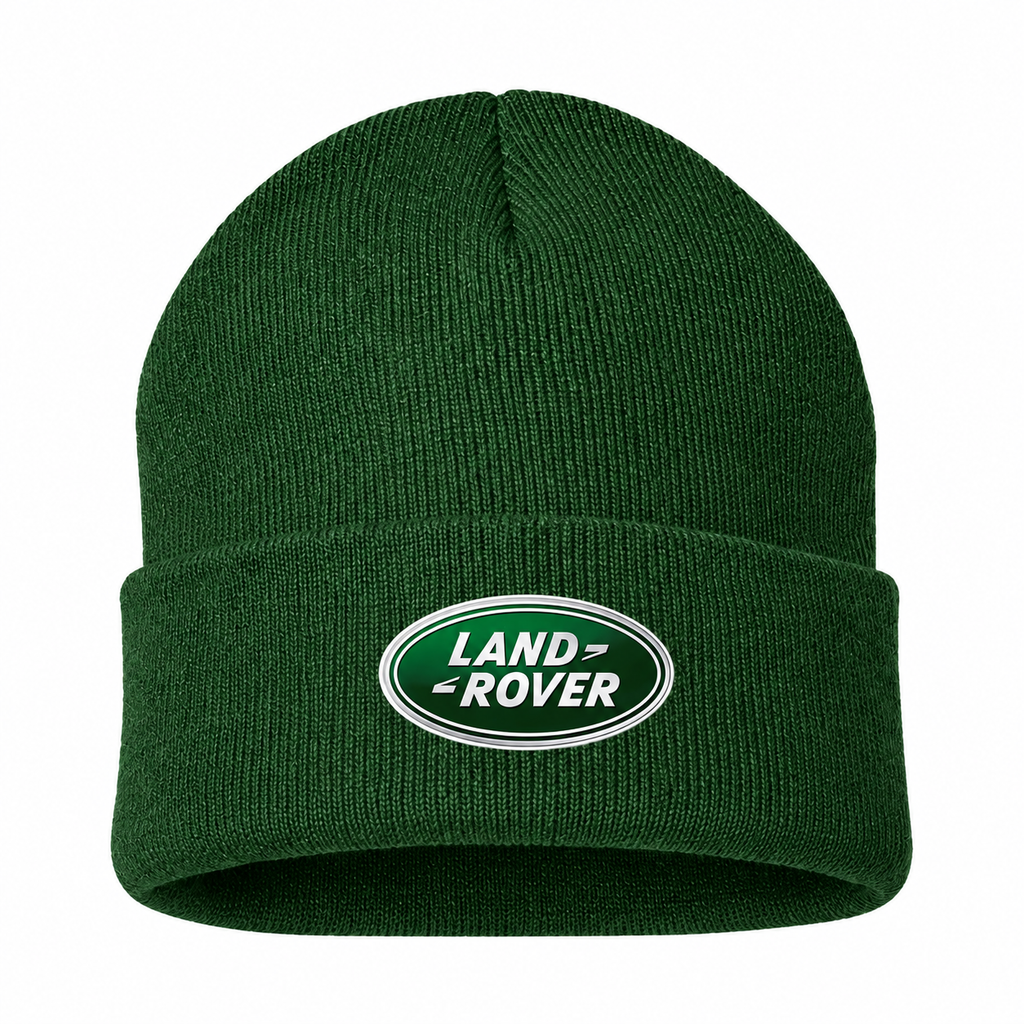 Land Rover Forest Green beanie front main