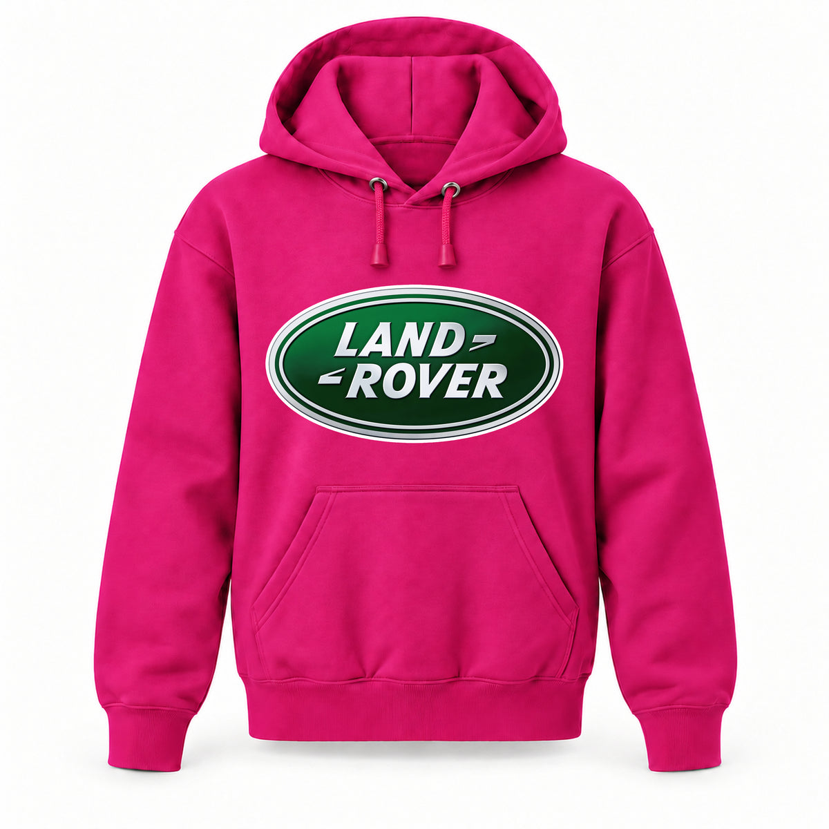 Land Rover - Youth Large Hoodie (Ages 10–12) | Color: Hot Pink