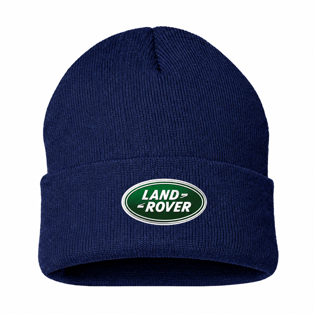 Land Rover Navy beanie front main