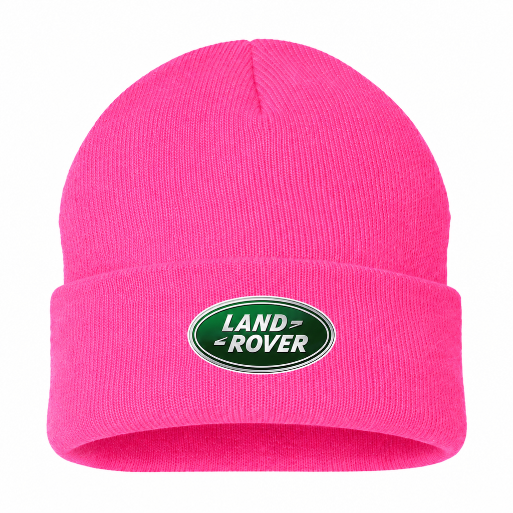 Land Rover Pink beanie front main