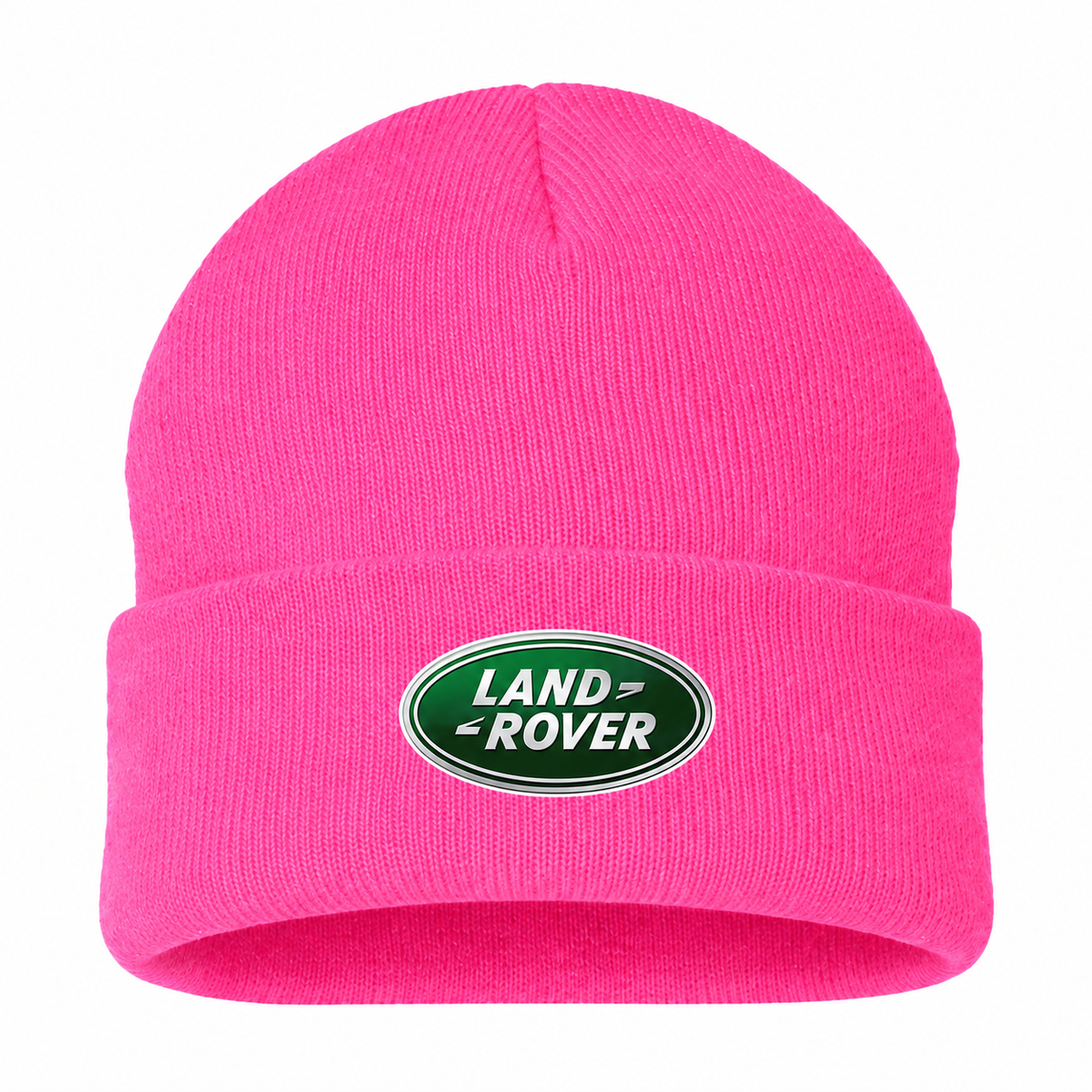 Land Rover Pink beanie front main