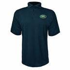 Land Rover polyester polo — Navy — source logo on left chest