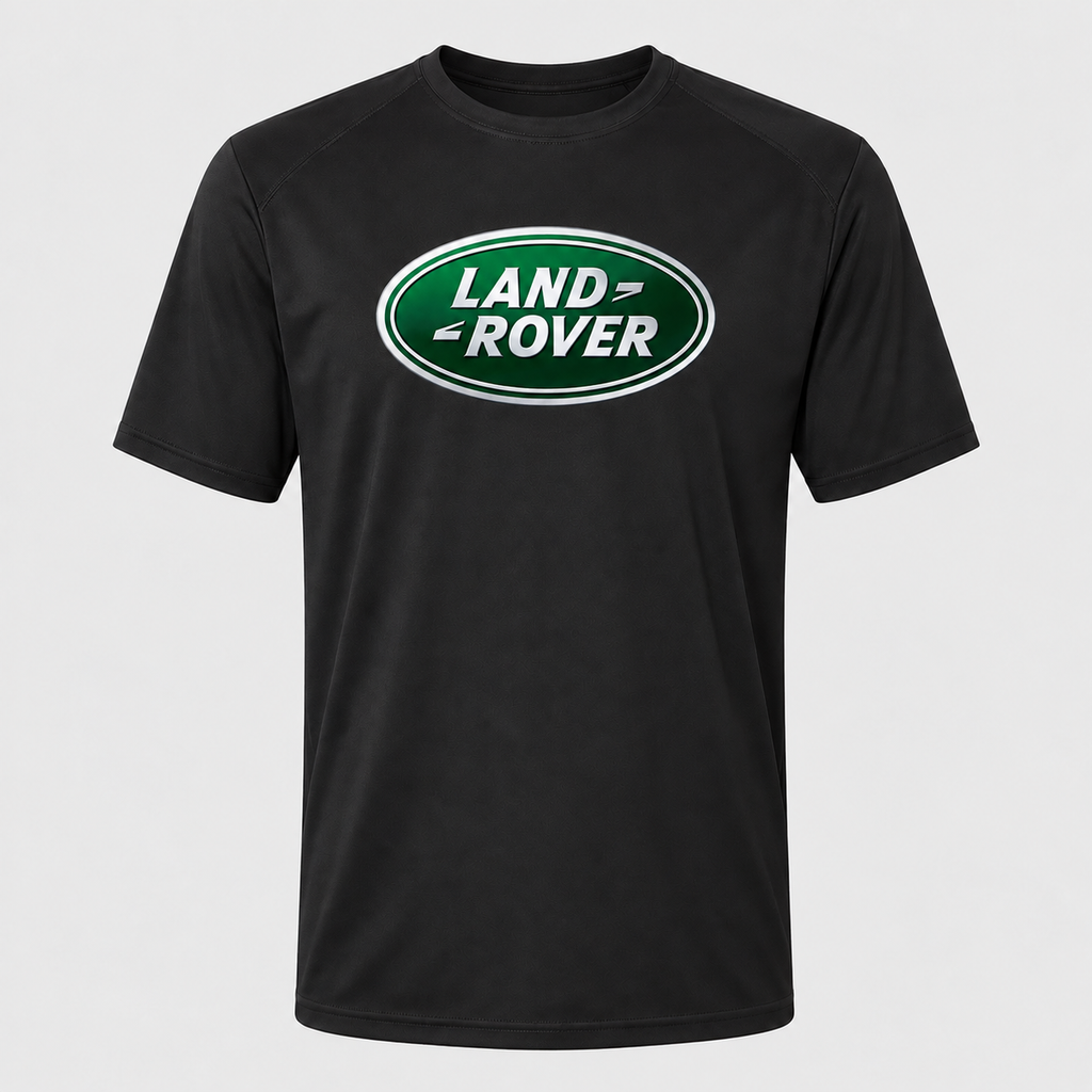 Land Rover polyester T-shirt — Black — original logo