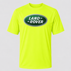 Land Rover polyester T-shirt — Safety Green — original logo