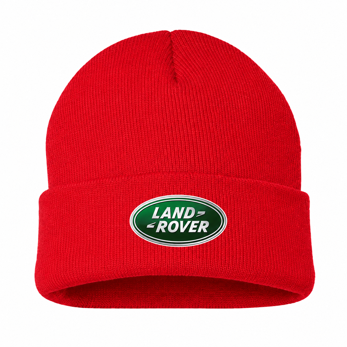 Land Rover Red beanie front main