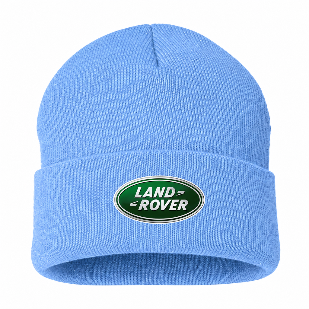 Land Rover Sky Blue beanie front main