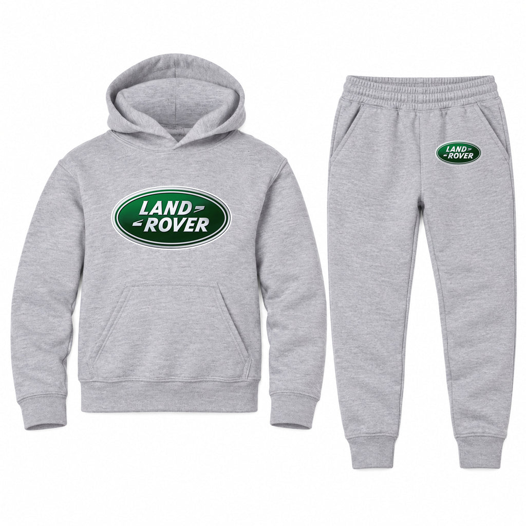 Land Rover youth hoodie jogger set, Sports Grey, Youth Large ages 10–12