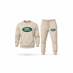 Men's Land Rover Sweatshirt Joggers Set | Color: Tan | Main
