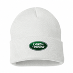 Land Rover White beanie front main