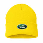 Land Rover Yellow beanie front main