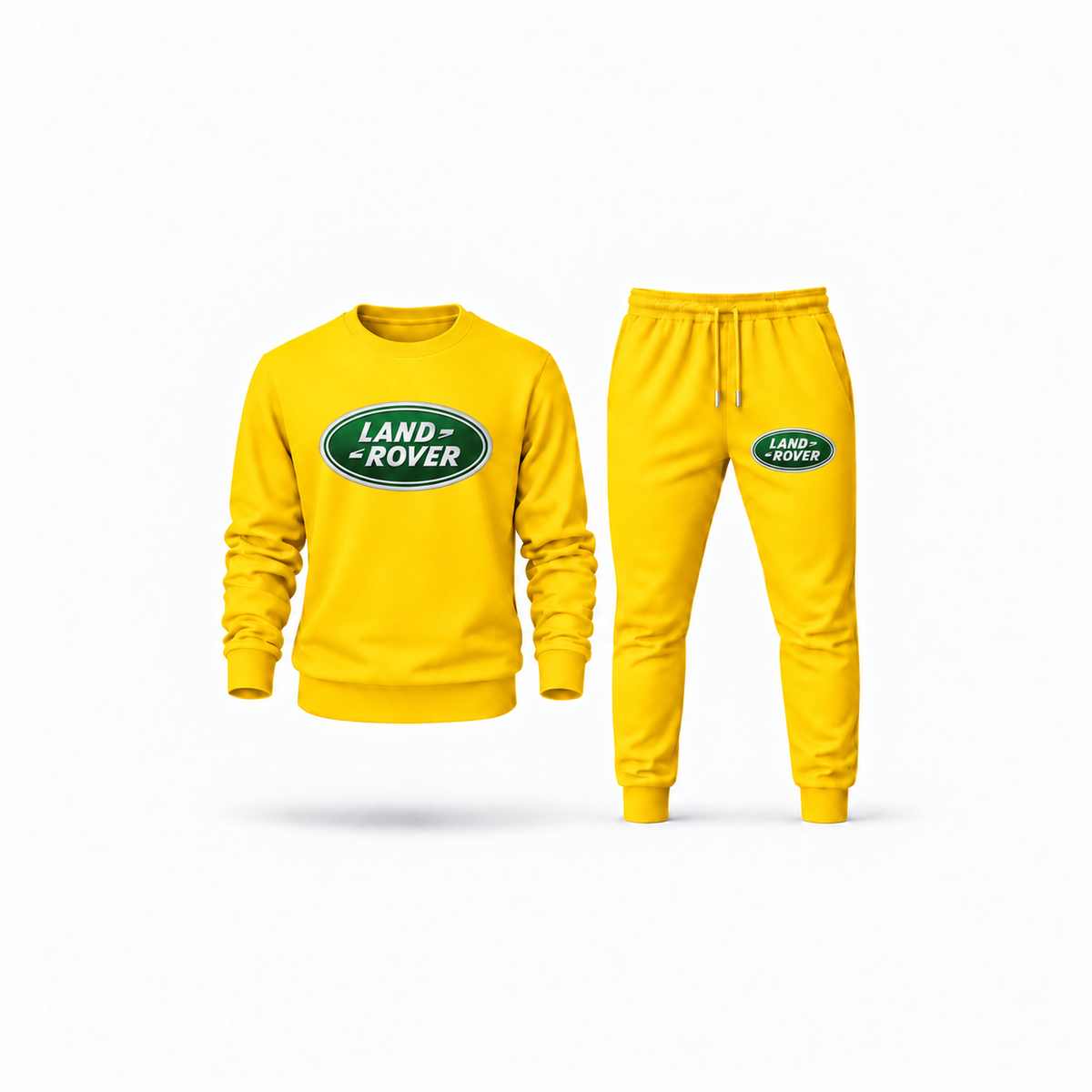Men's Land Rover Sweatshirt Joggers Set | Color: Yellow | Main