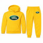 Land Rover youth hoodie jogger set, Yellow, Youth Large ages 10–12