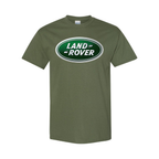 Youth Kids Land Rover Car Cotton T-Shirt | Color: Army Green | Main