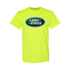 Youth Kids Land Rover Car Cotton T-Shirt | Color: Safety Green | Main