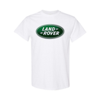 Youth Kids Land Rover Car Cotton T-Shirt | Color: White | Main