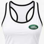 Land Rover women's tanktop and shorts set Tank detail | Color: White |