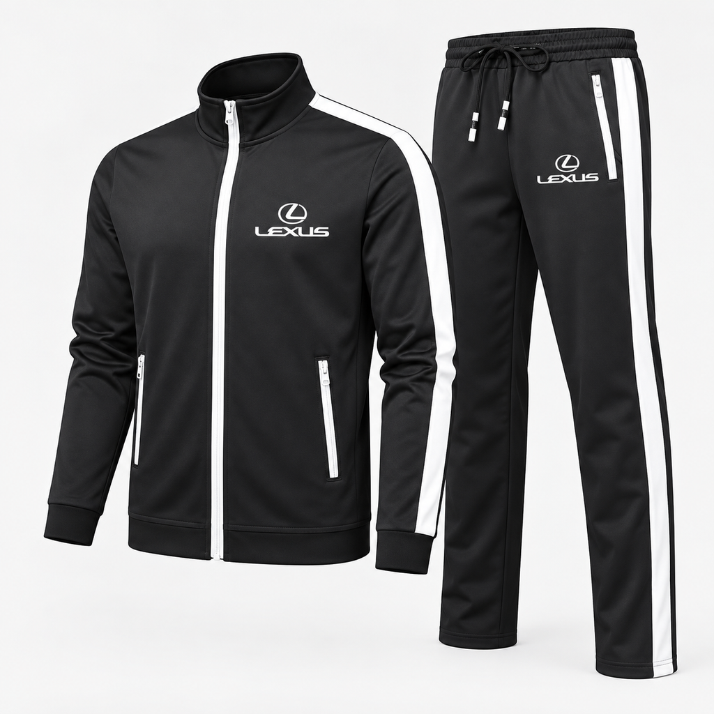 Men's Lexus Car Dri-Fit TrackSuit | Color: Black | Image 2