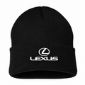 Men's Lexus Beanie Hat — Black — clean front main
