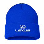 Men's Lexus Beanie Hat — Blue — clean front main