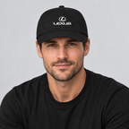 Lexus Car Dad Baseball Cap Hat | Color: Black | Image 2