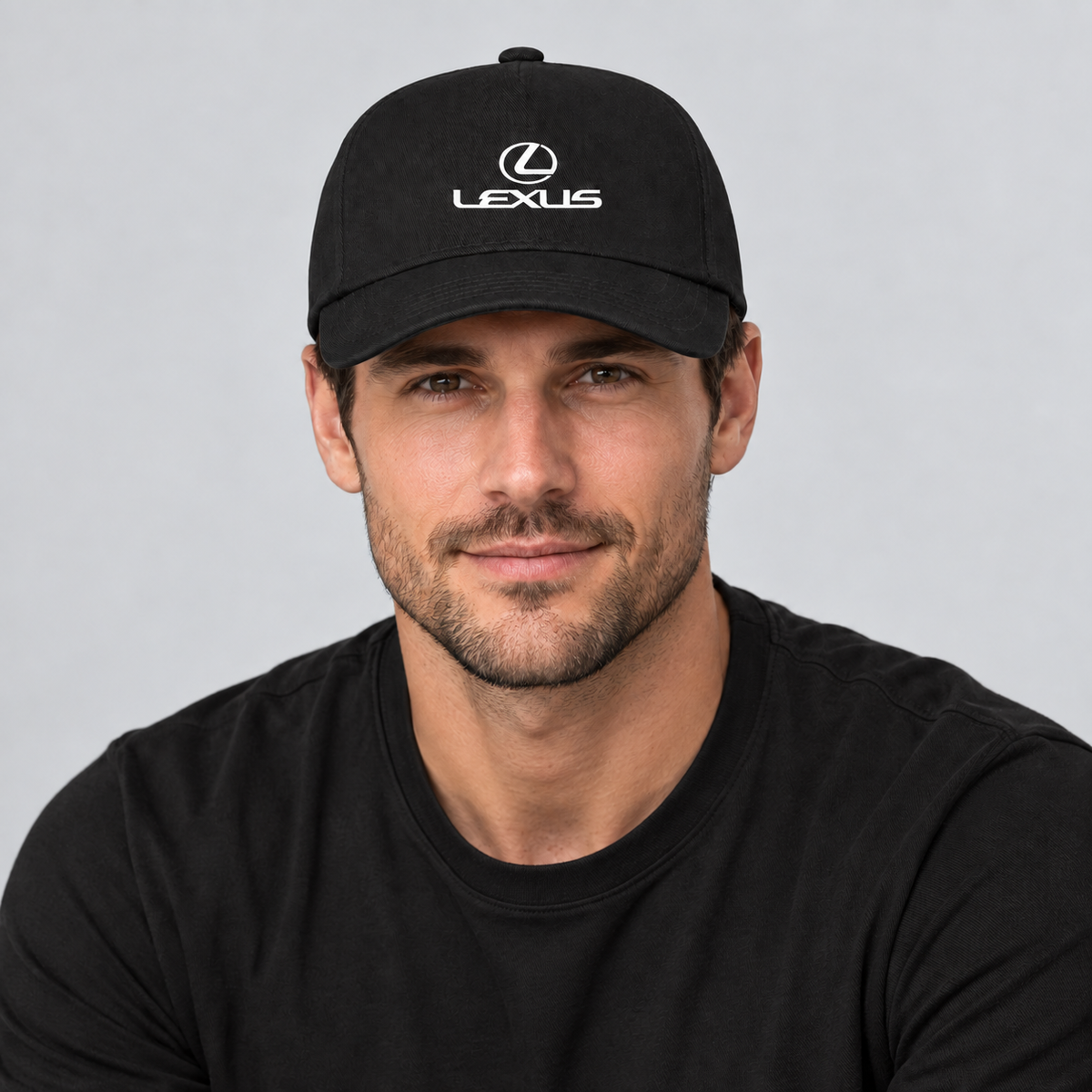 Lexus Car Dad Baseball Cap Hat | Color: Black | Image 2