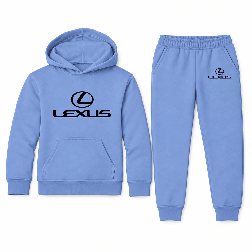 Lexus youth hoodie jogger set, Carolina Blue, Youth Large ages 10–12