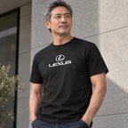Lexus Cotton T-Shirt | Color: Black | Image 2 | Garment Detail