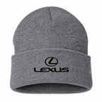 Men's Lexus Beanie Hat — Gray — clean front main