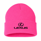 Men's Lexus Beanie Hat — Pink — clean front main