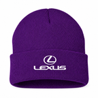 Men's Lexus Beanie Hat — Purple — clean front main