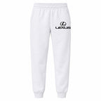 Lexus youth jogger sweatpants in White, Youth Large ages 10–12