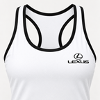 Lexus women's tanktop and shorts set Tank detail | Color: White |