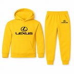 Lexus youth hoodie jogger set, Yellow, Youth Large ages 10–12