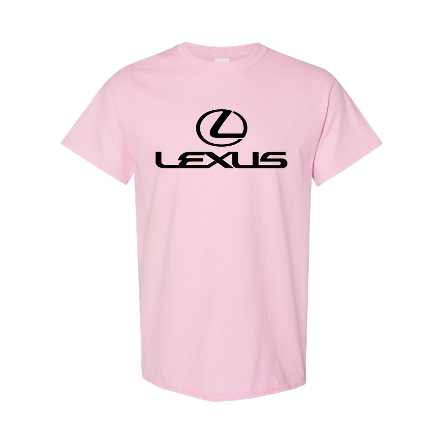 Youth Kids Lexus Car Cotton T-Shirt | Color: Pink | Main