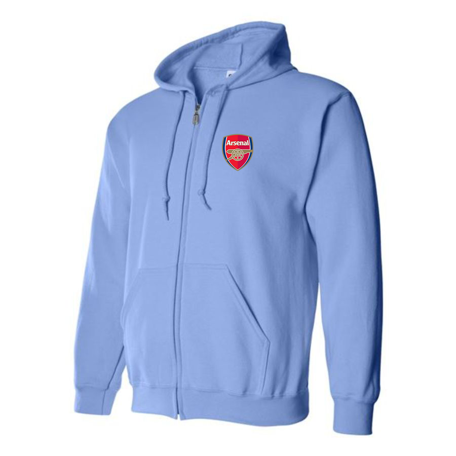 Men's Arsenal Soccer Zipper Hoodie