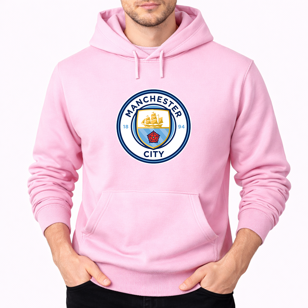 Men's Manchester City Soccer Pullover Hoodie