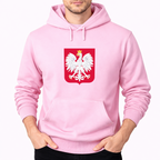 Men's Poland National Soccer Team Pullover Hoodie