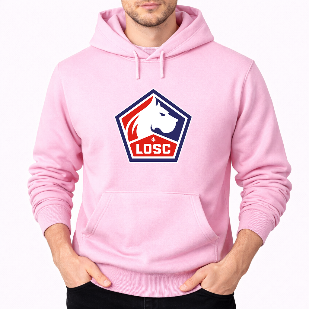 Men's Lille Olympique FC Pullover Hoodie
