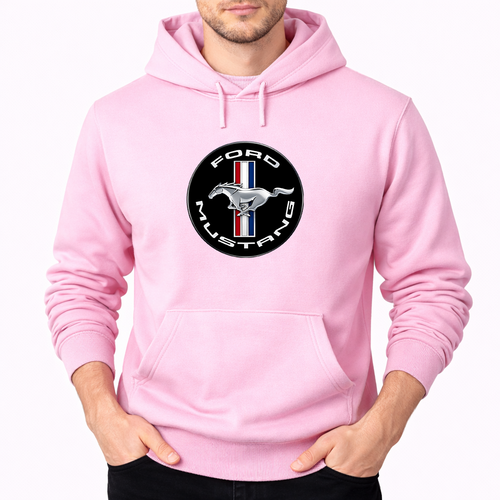 Men's Ford Mustang Motorsport Supercars Pullover Hoodie