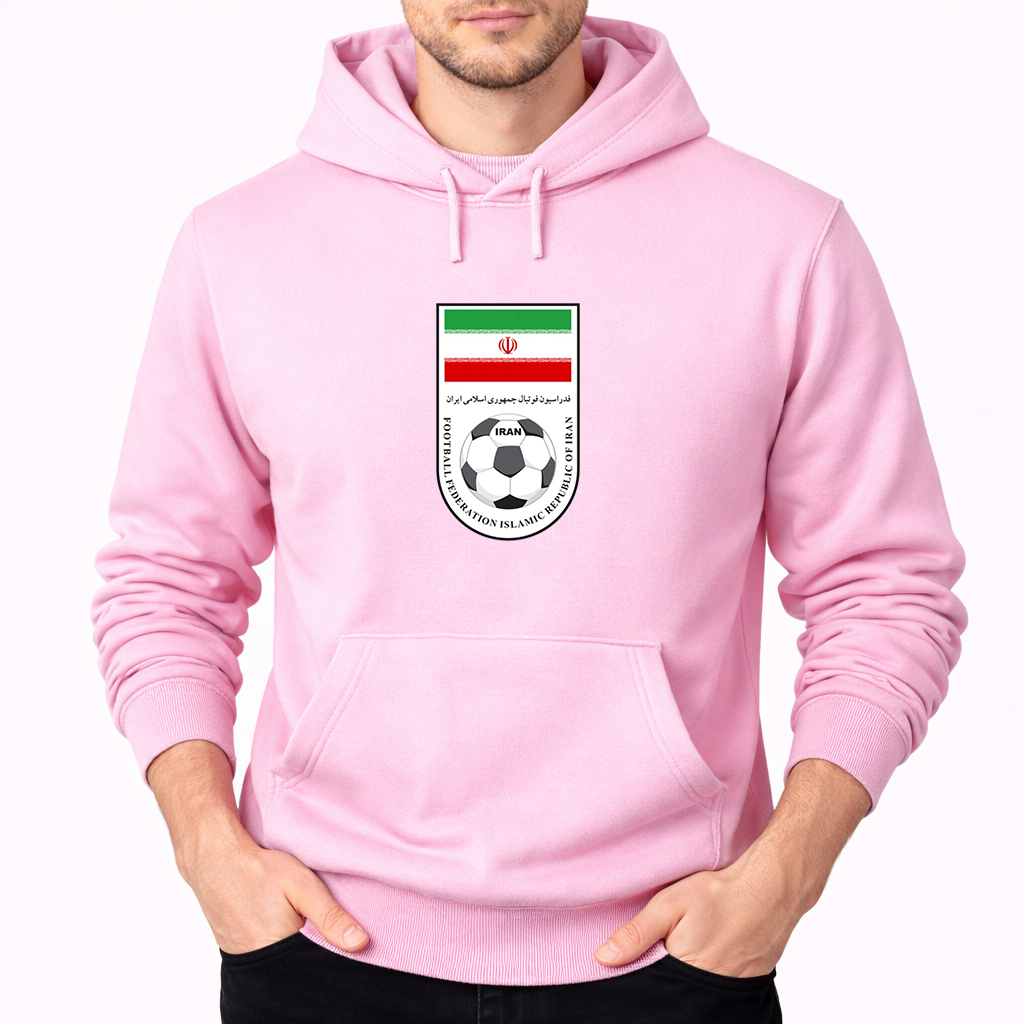 Men's Iran National Soccer Team Pullover Hoodie