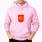 Men's Spain Red Logo National Soccer Team Pullover Hoodie