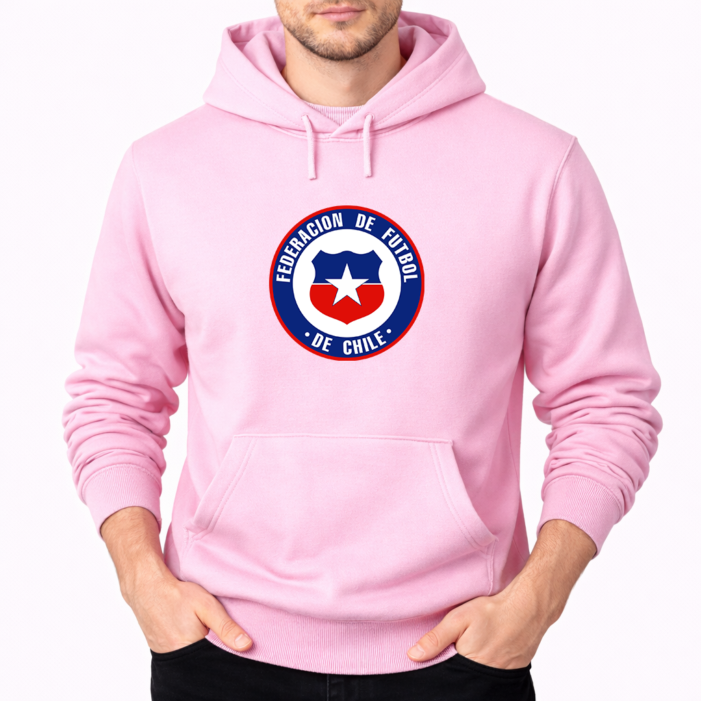 Men's Chile National Soccer Team  Pullover Hoodie