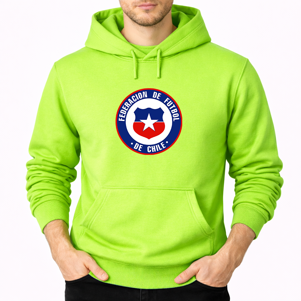 Men's Chile National Soccer Team  Pullover Hoodie