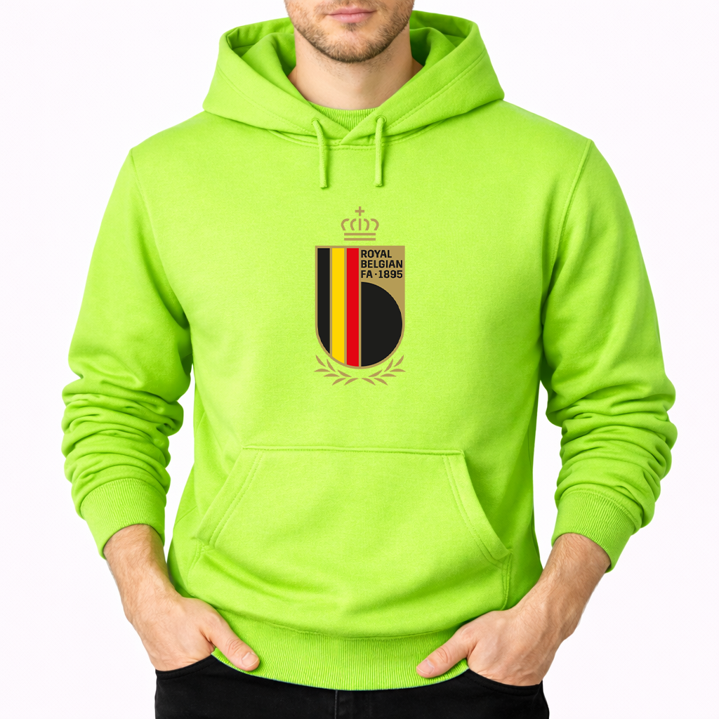 Men's Belgium National Soccer Team Pullover Hoodie