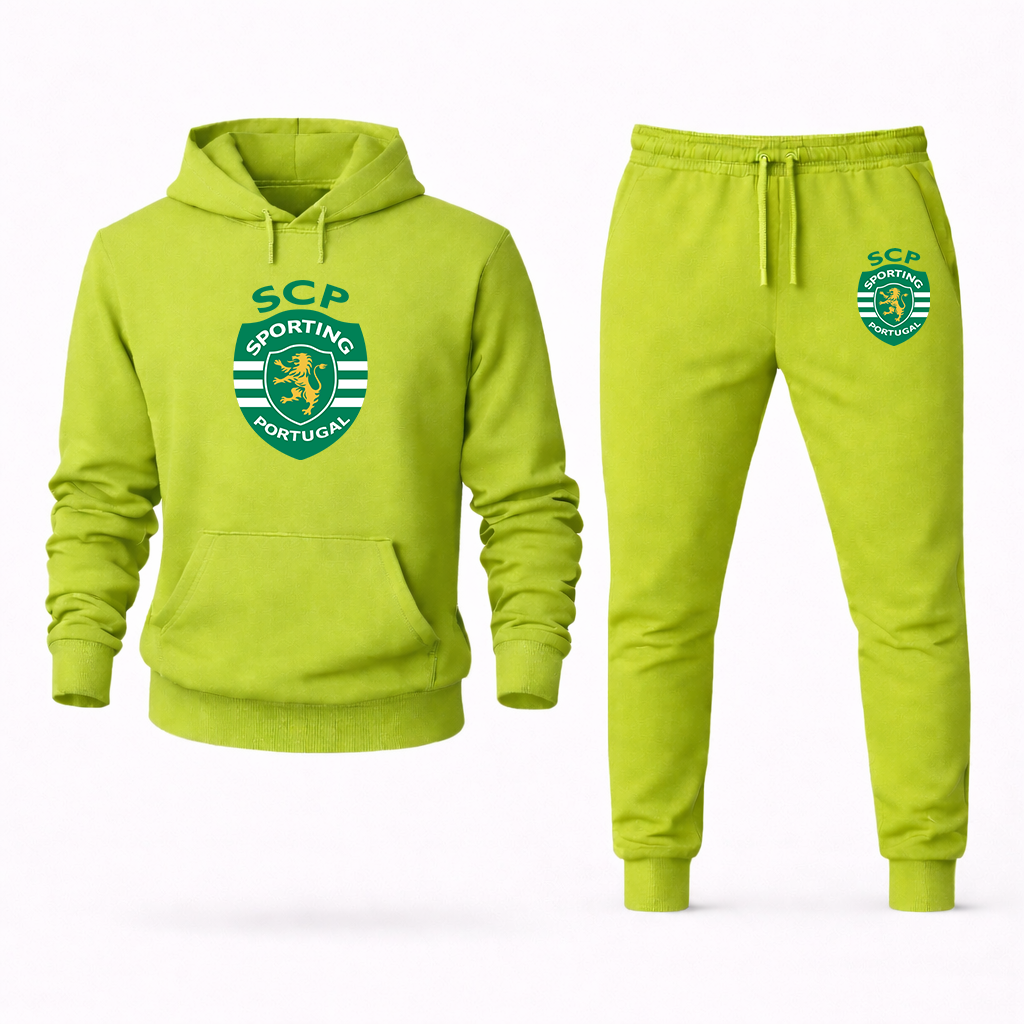 Men's Sporting CP FC Hoodie Joggers Set