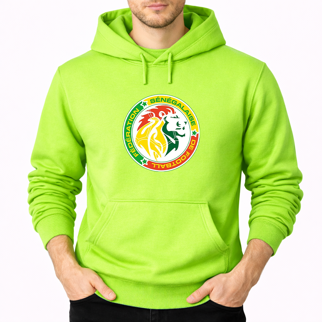 Men's Senegal National Soccer Team Pullover Hoodie