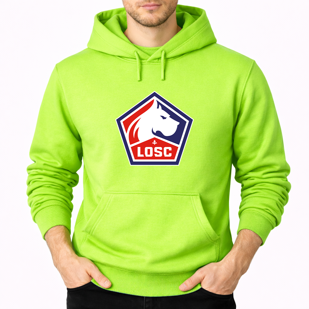 Men's Lille Olympique FC Pullover Hoodie