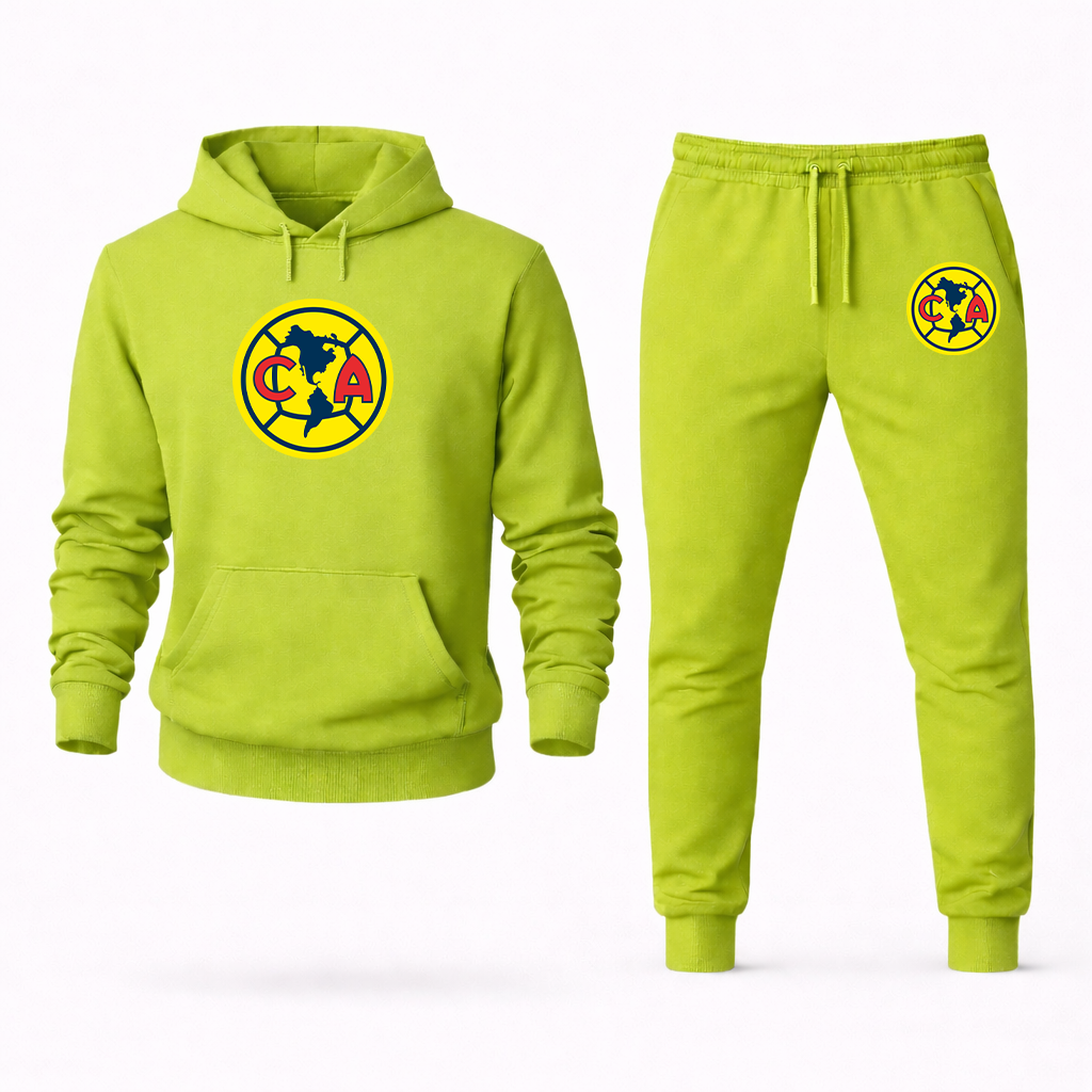 Men's Club America Football Hoodie Joggers Set