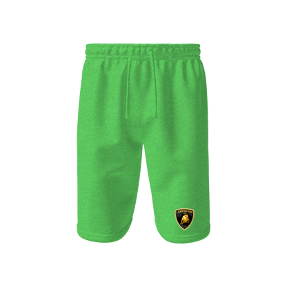 Men’s Lamborghini Car Athletic Fleece Shorts