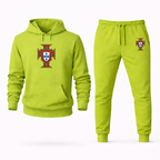 Men's Portugal National Soccer Team Hoodie Joggers Set